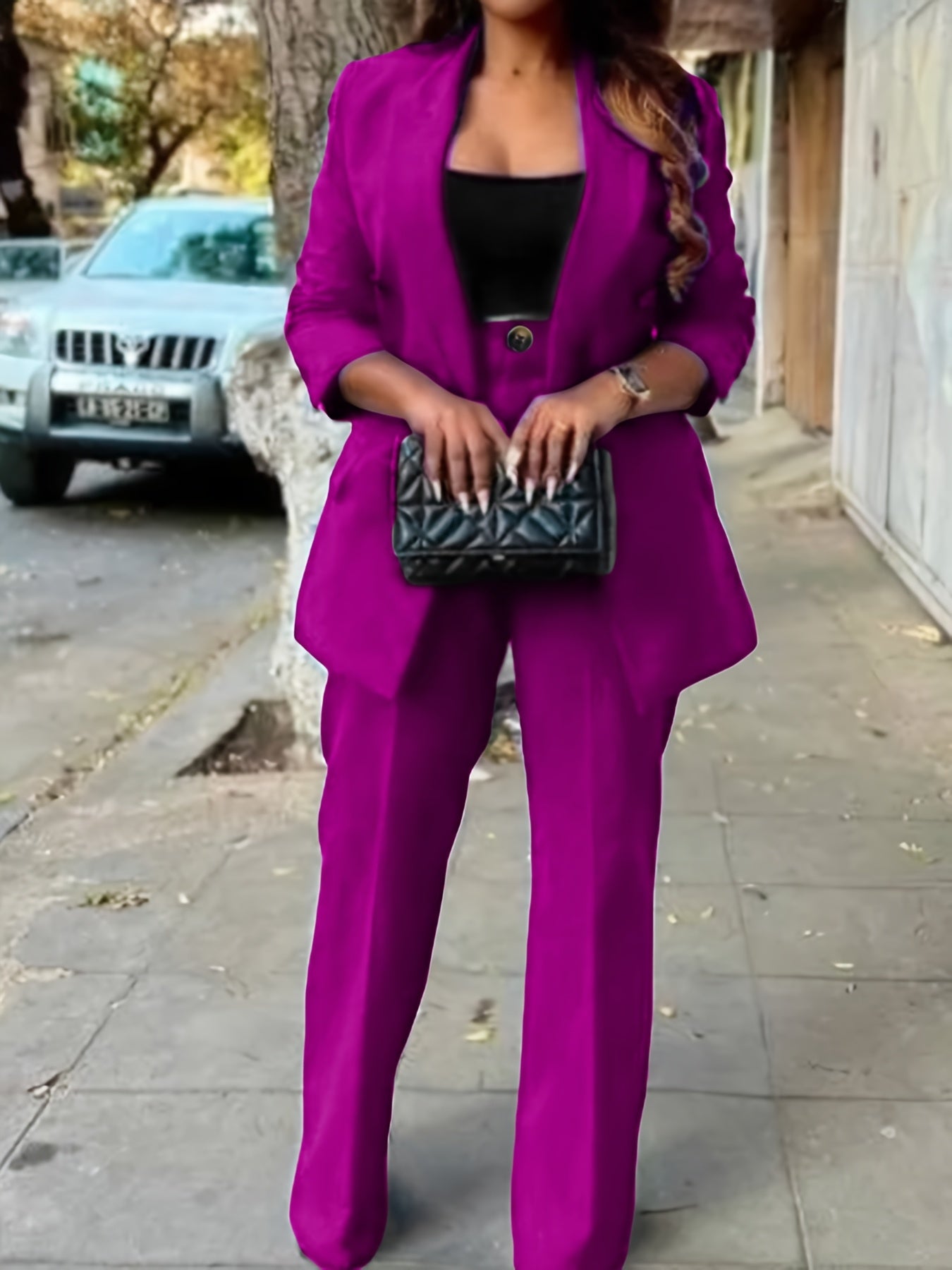 Women'S Blazer Suit Set