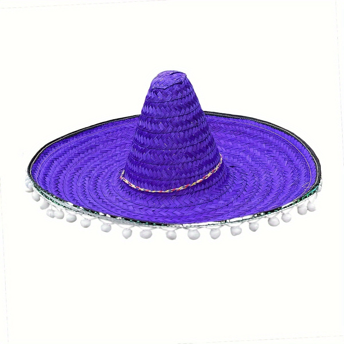 Sombrero, Colorful Cone Hat, For Women'S