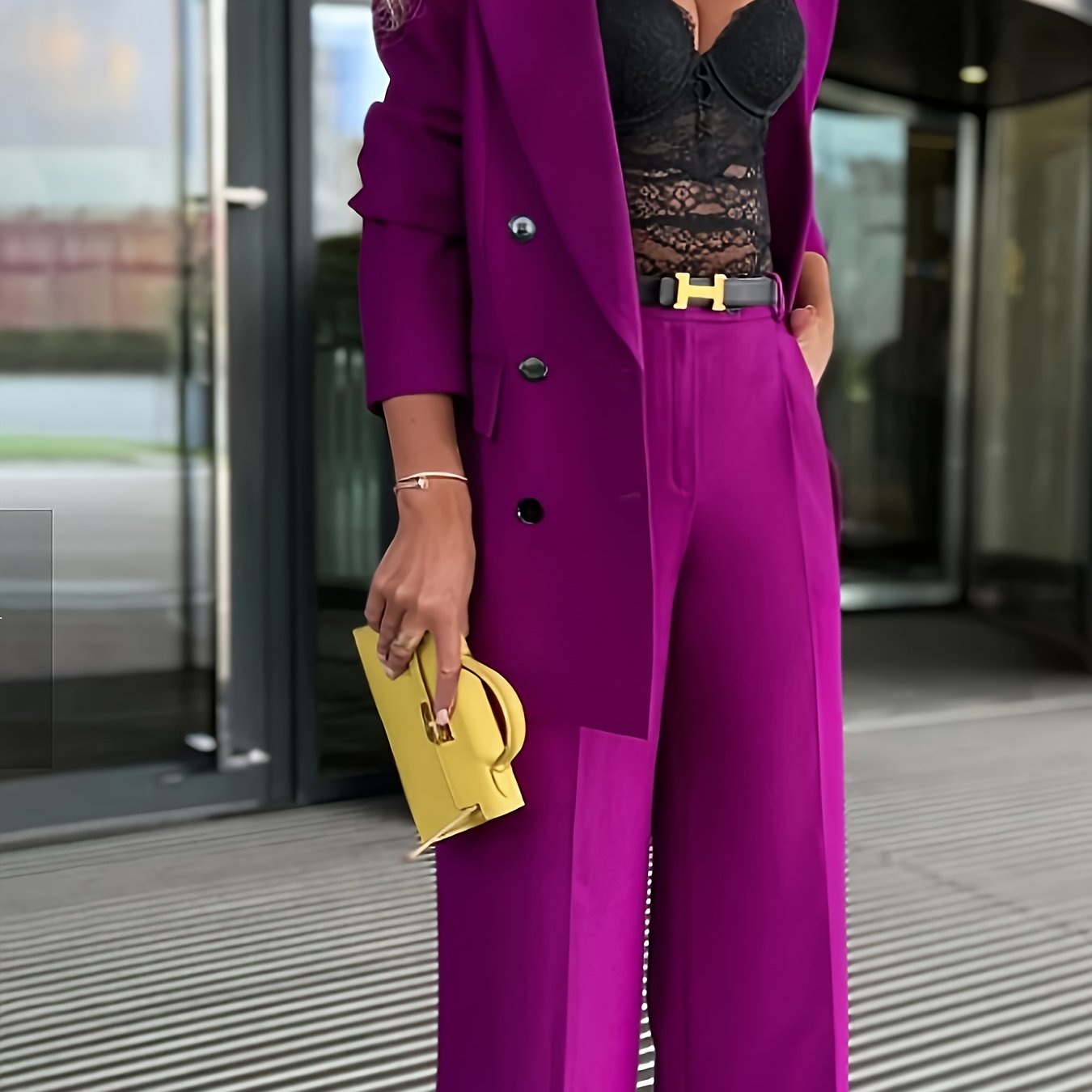 Women'S Blazer Suit Set