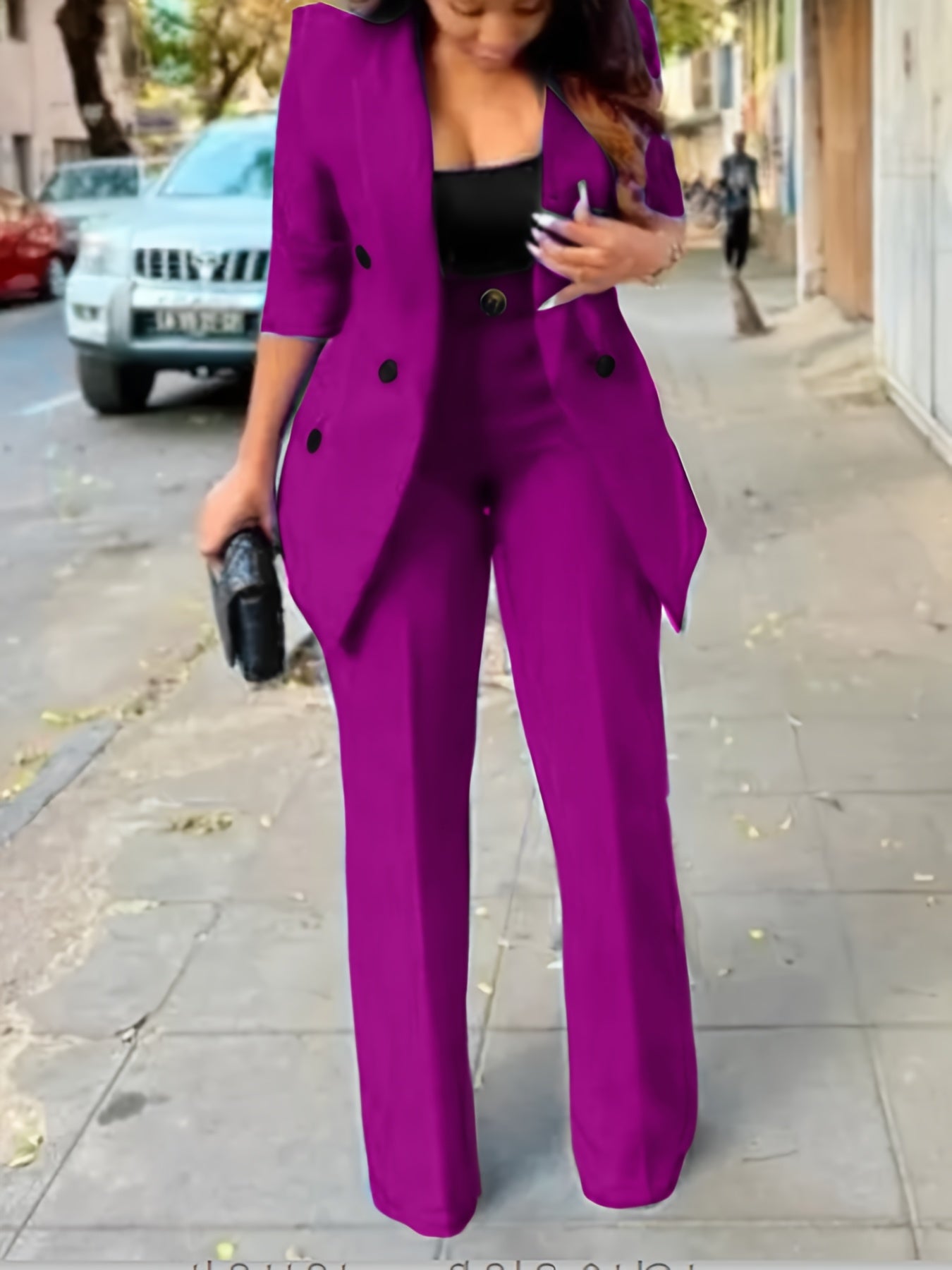 Women'S Blazer Suit Set