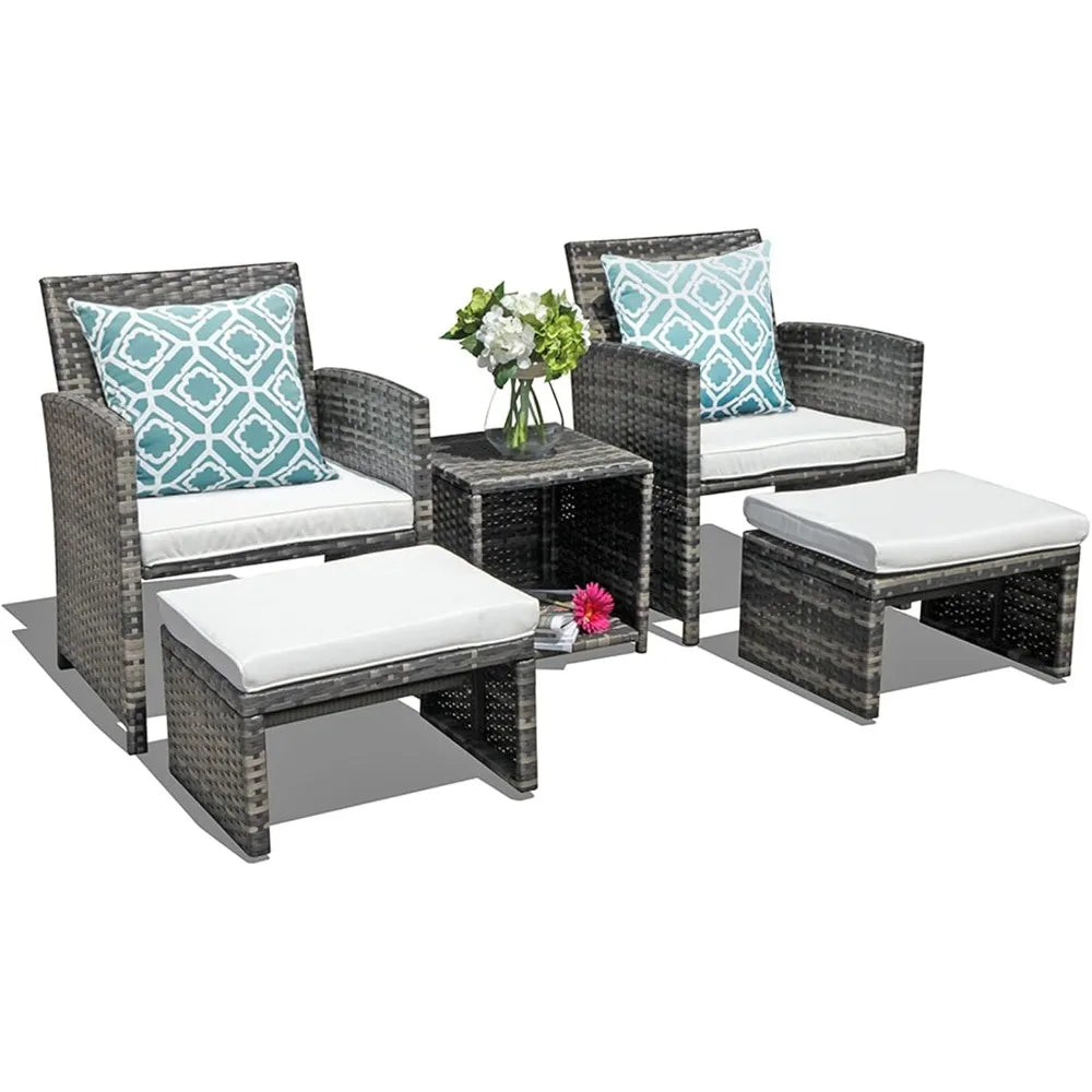 5 Piece   Set,   Conversation Chair