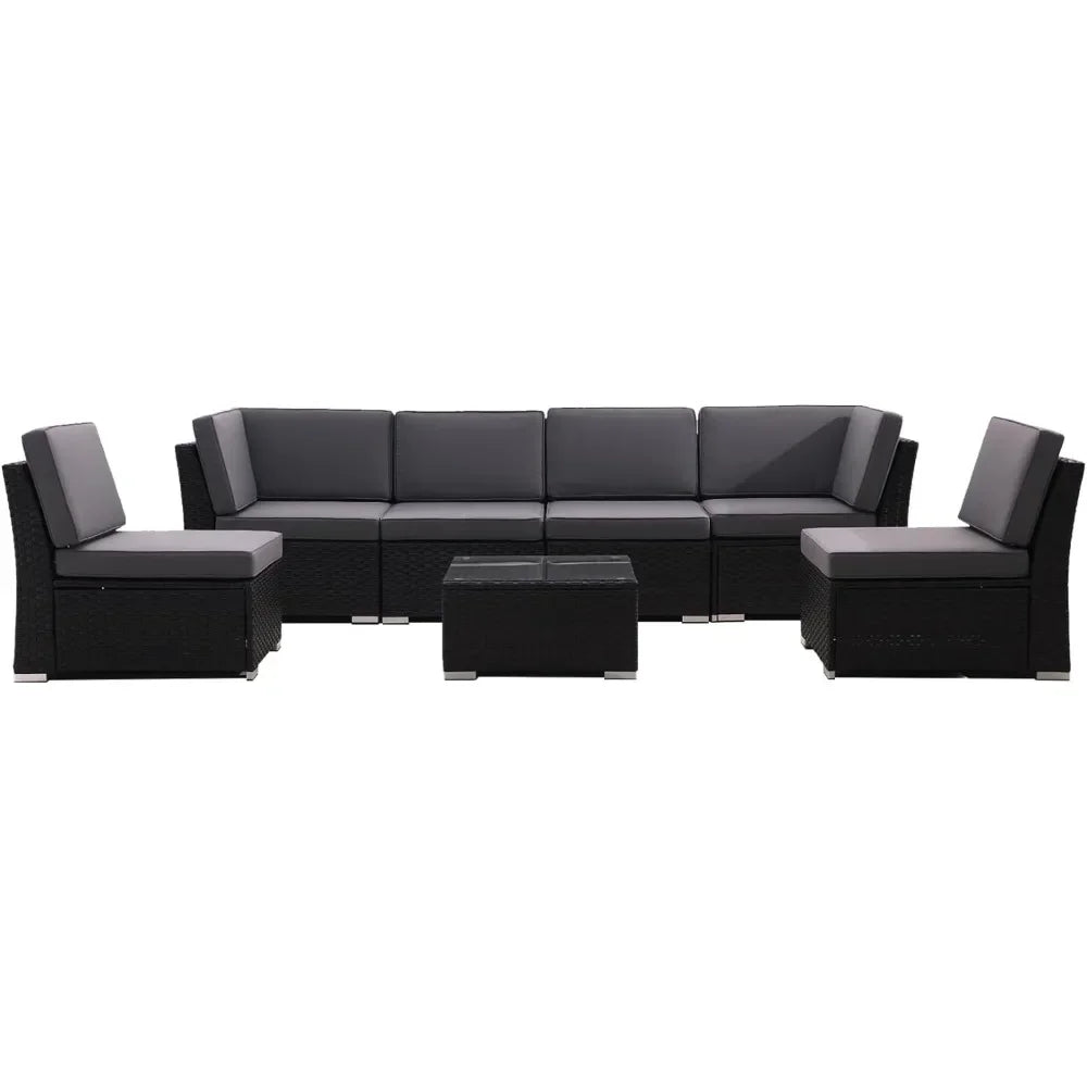 Patio Furniture Outdoor Set, Terrace Sofa Set,