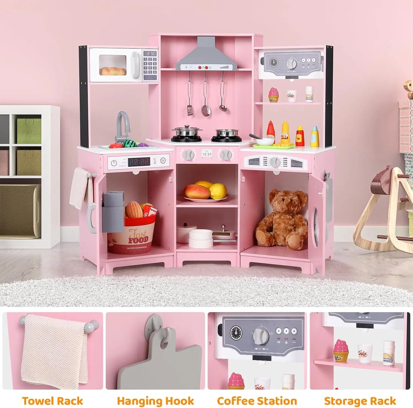 Large Play Kitchen For Girl