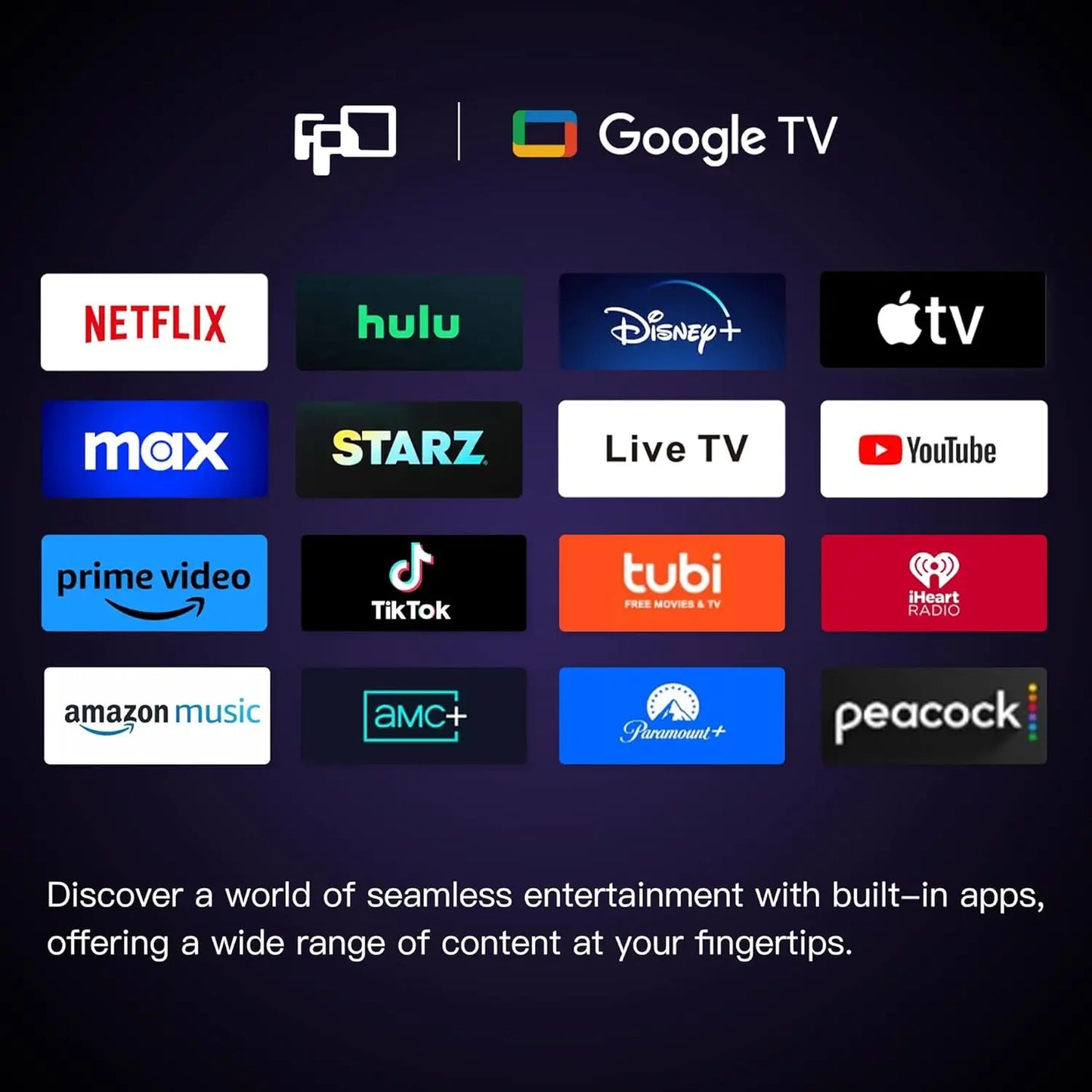 43-inch Smart TV Google TV