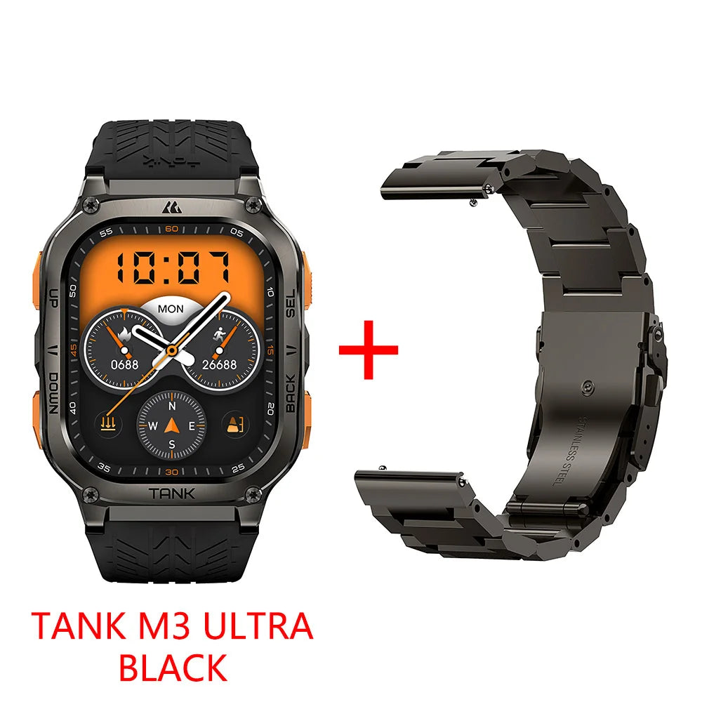 M3 Ultra GPS Smartwatches Men Women