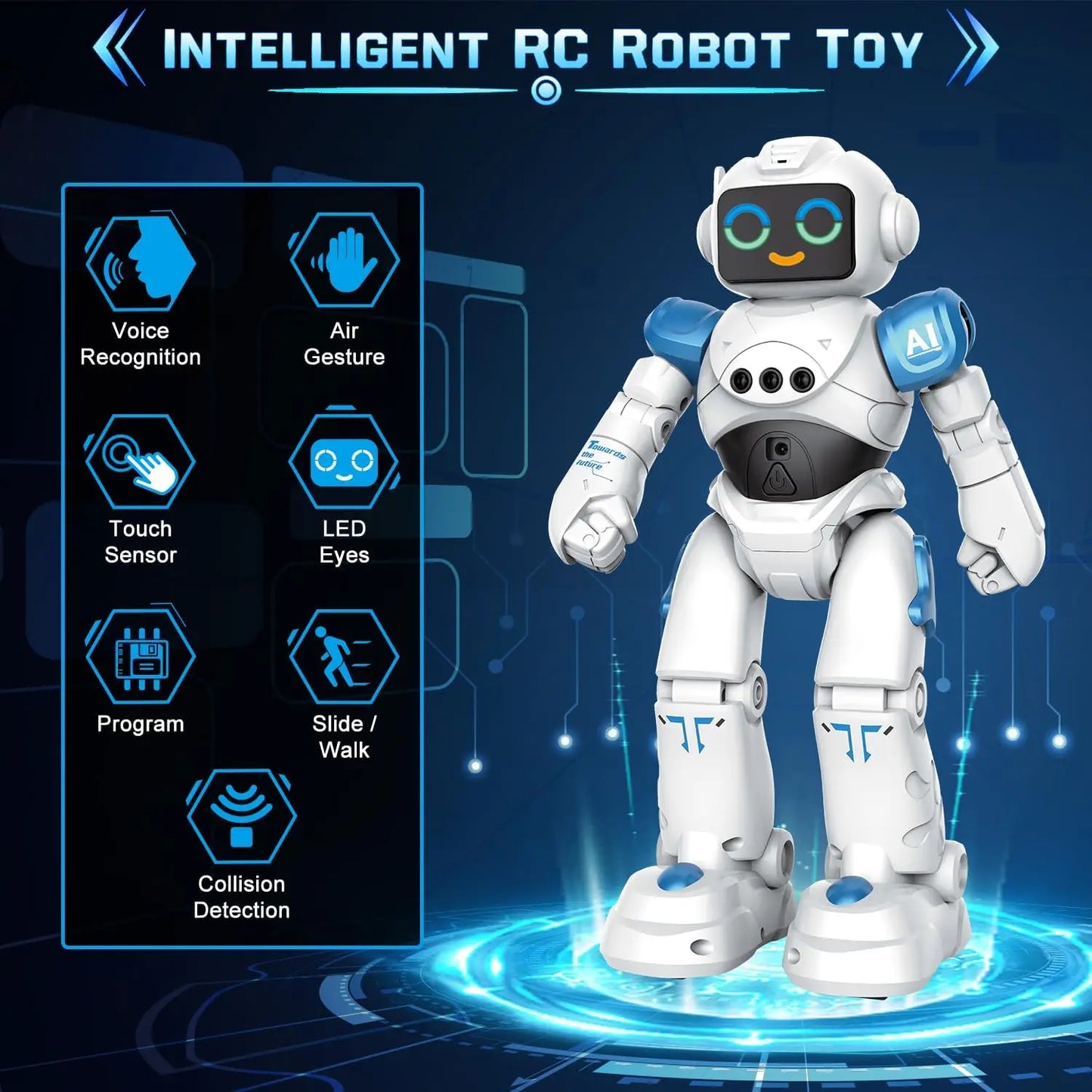 RC Robot With Tor   Smart Talking Voice Remote Control