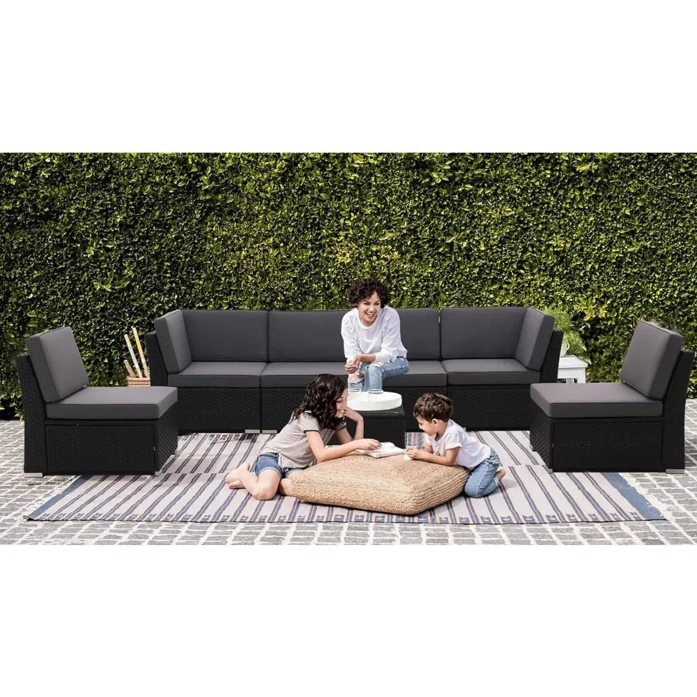 Patio Furniture Outdoor Set, Terrace Sofa Set,