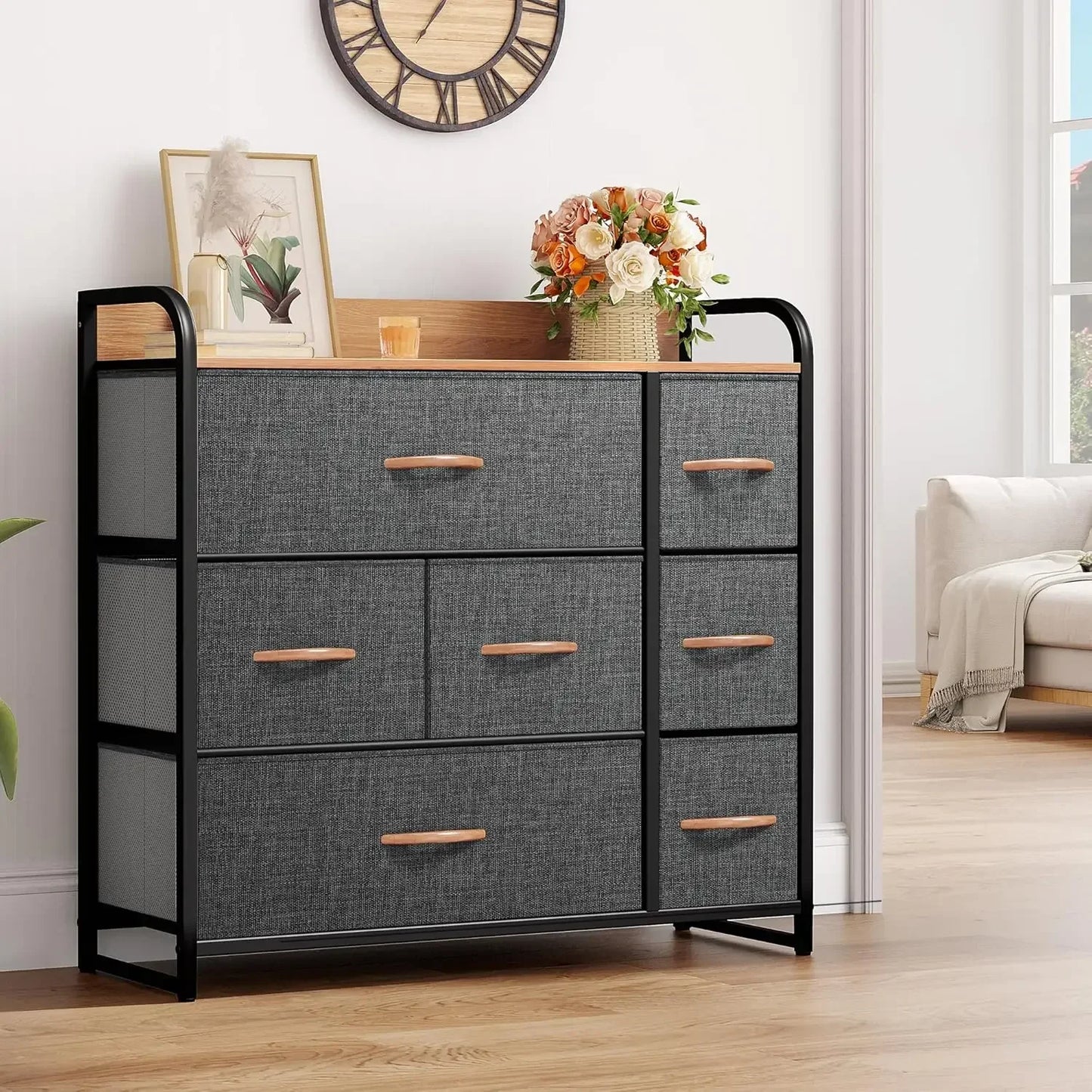 Drawer Fabric Storage Tower