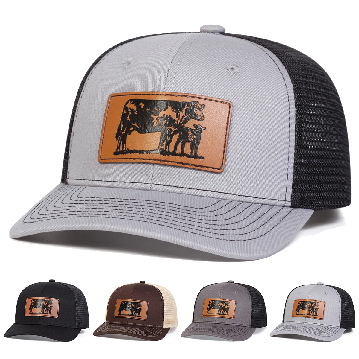 Unisex Brown Caps