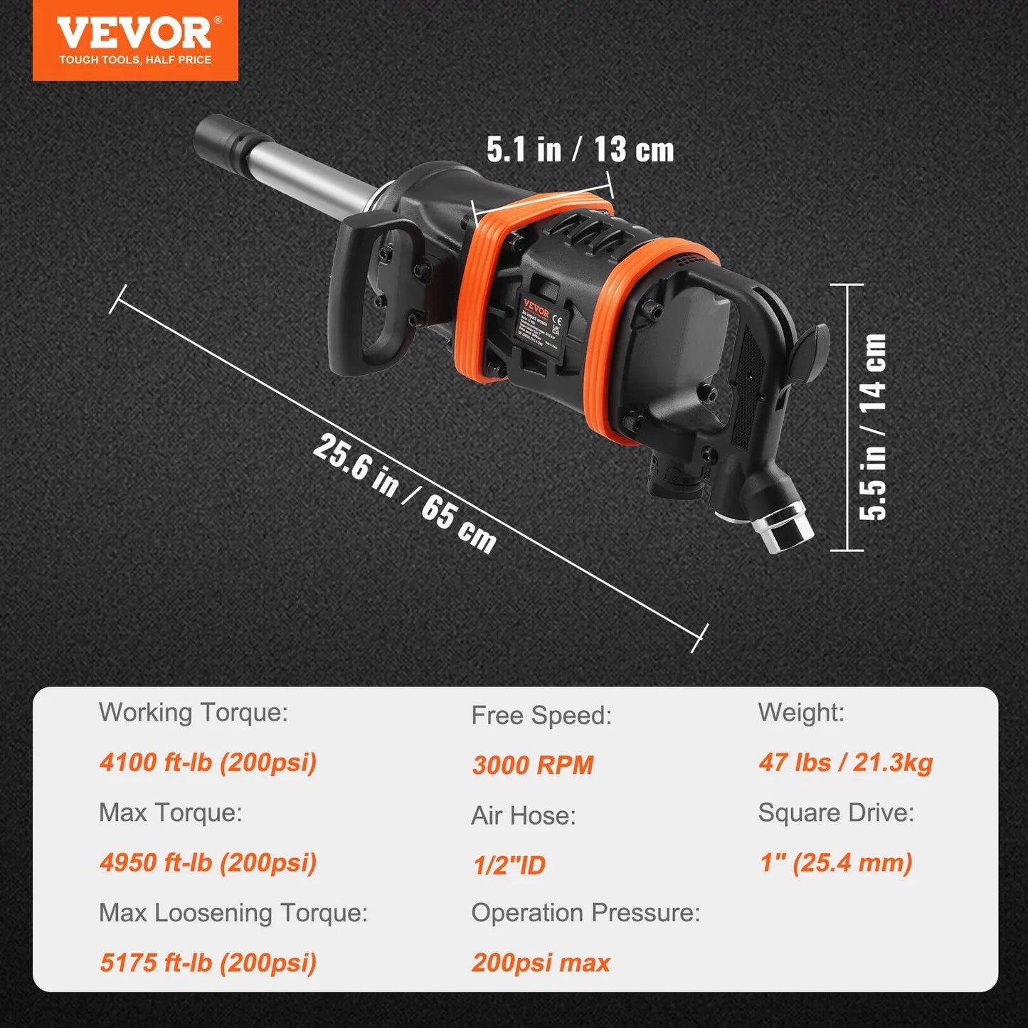 1 Inch Air Impact Wrench