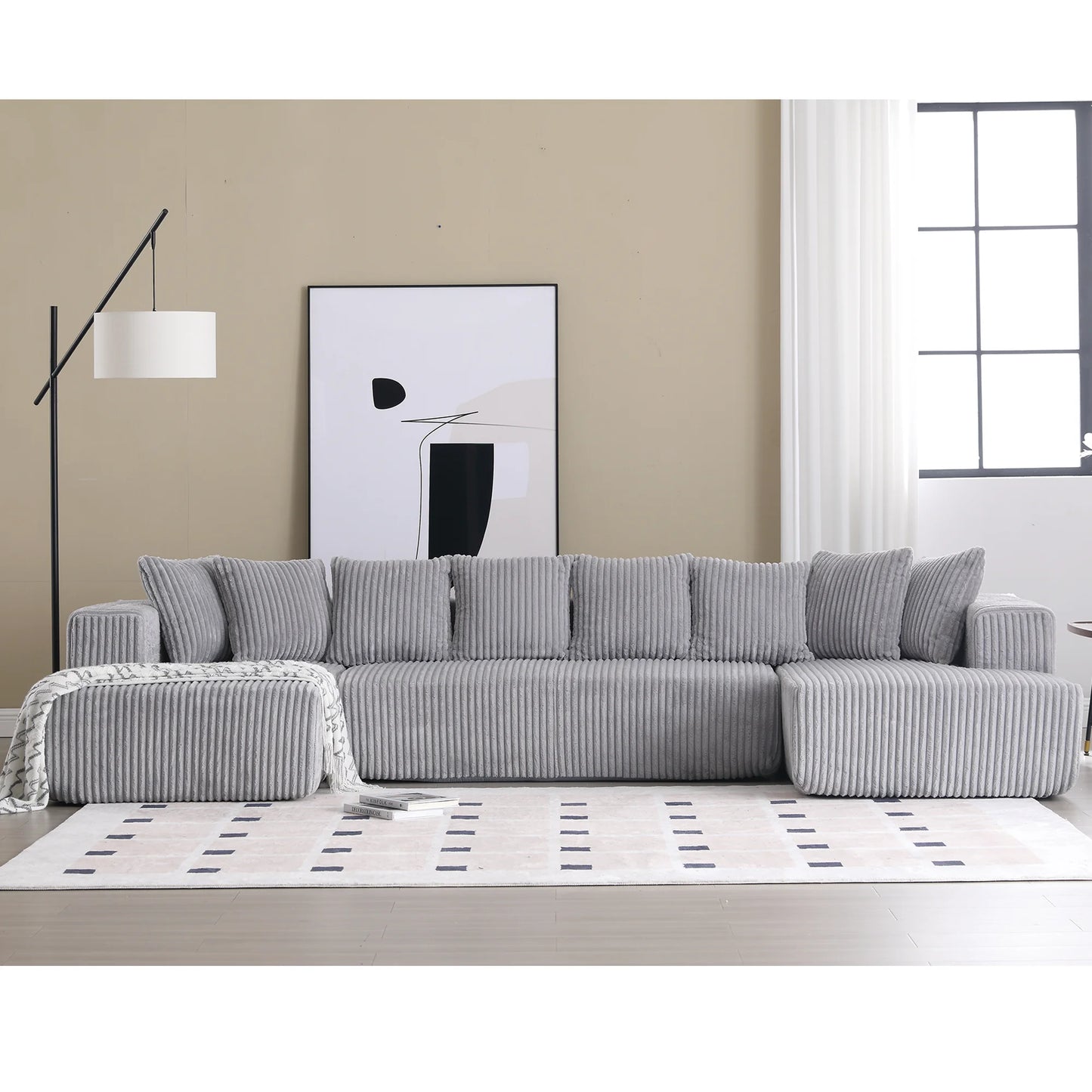 Modular Sectional Couch, U-shaped sofa ,