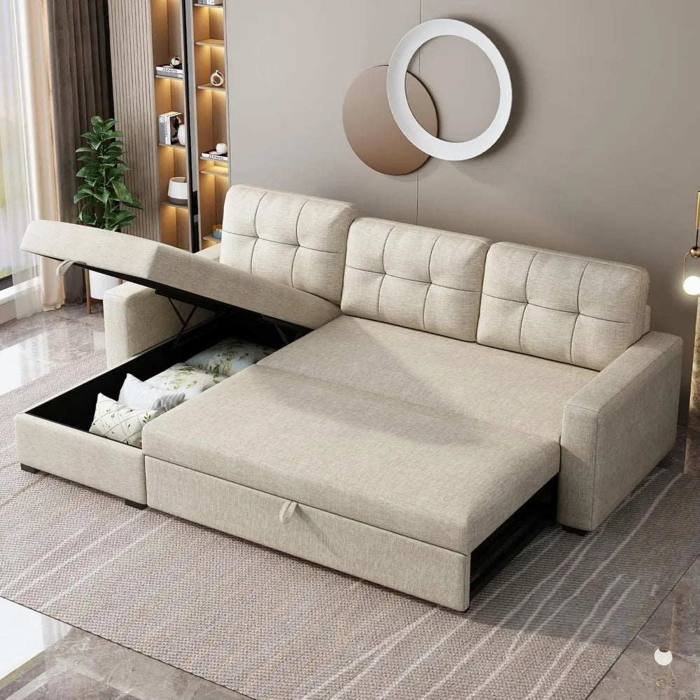 Sectional Sleeper Sofa with   Couch Bed