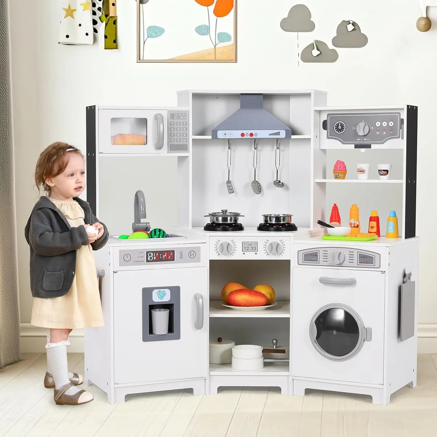 Large Play Kitchen For Girl