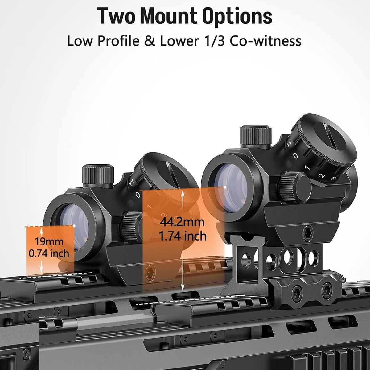 Red Dot Sight  Waterproof & Shockproof & Fog-Proof