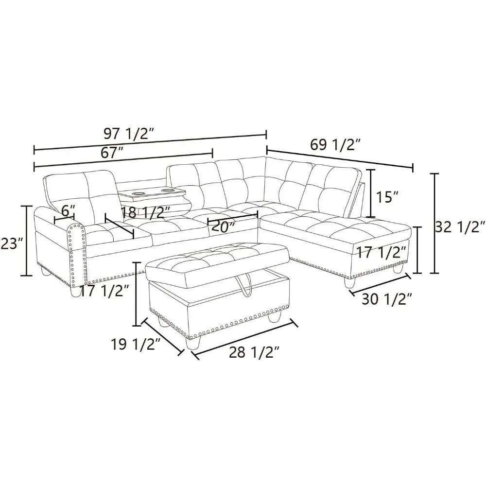 Modern Linen Sofas Couches