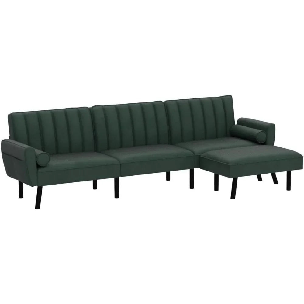 Sectional Convertible Sofa with Chaise,