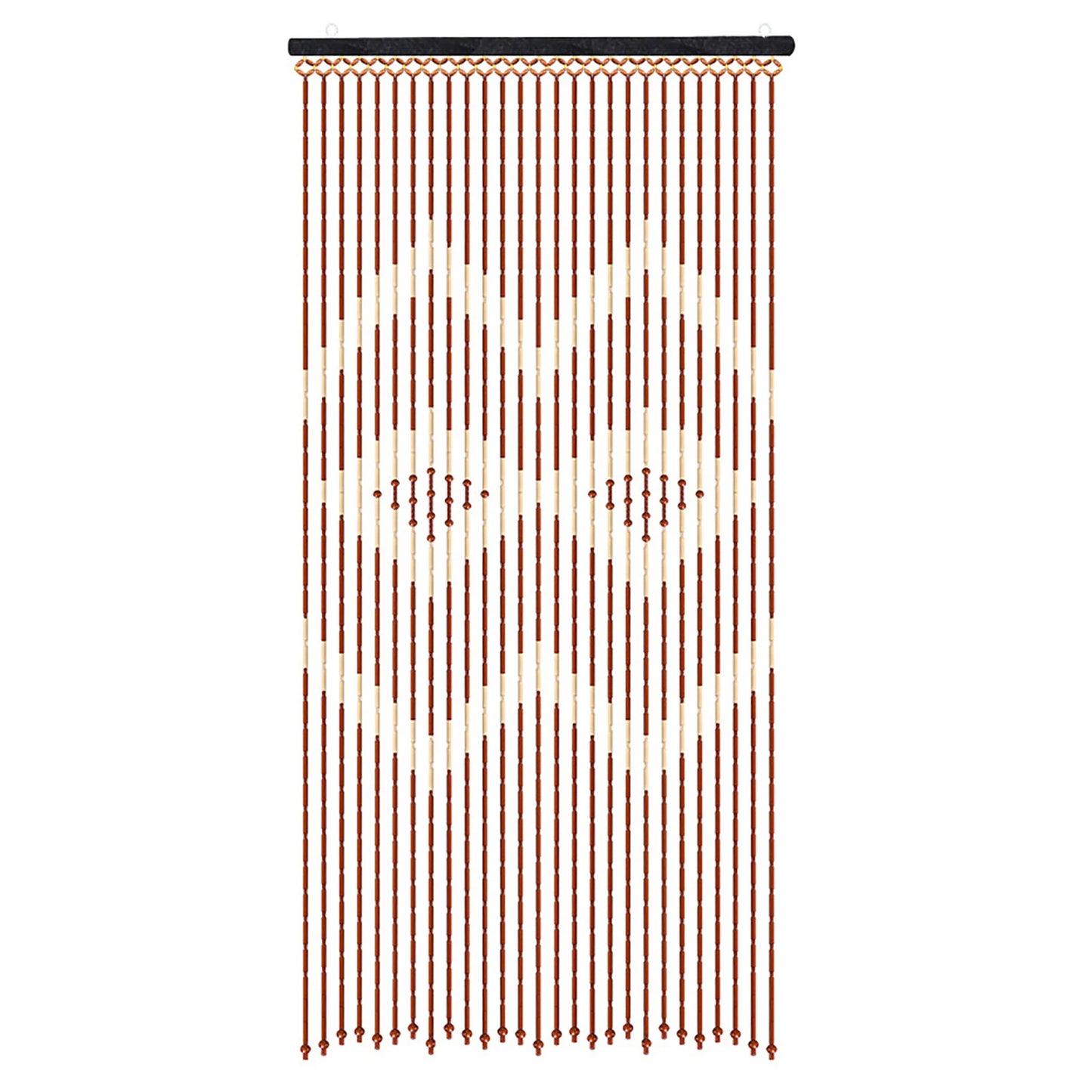 Wood Beaded Door Curtain