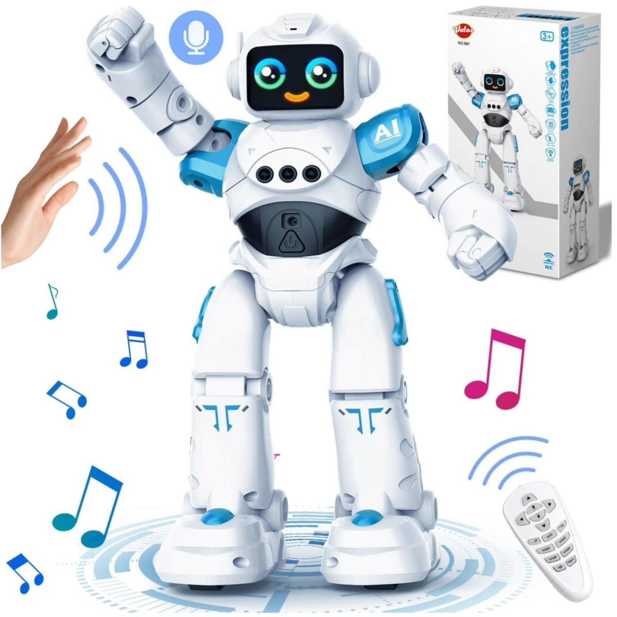 RC Robot With Tor   Smart Talking Voice Remote Control