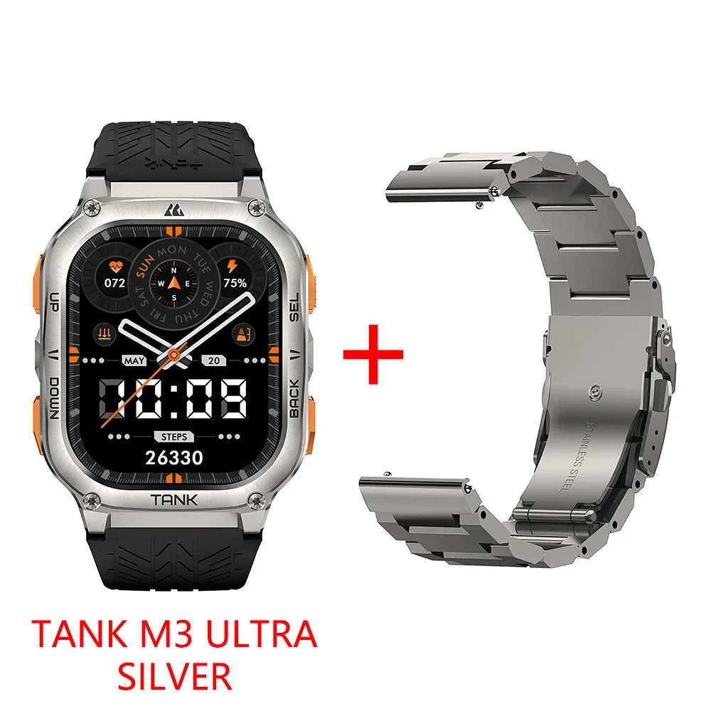 M3 Ultra GPS Smartwatches Men Women