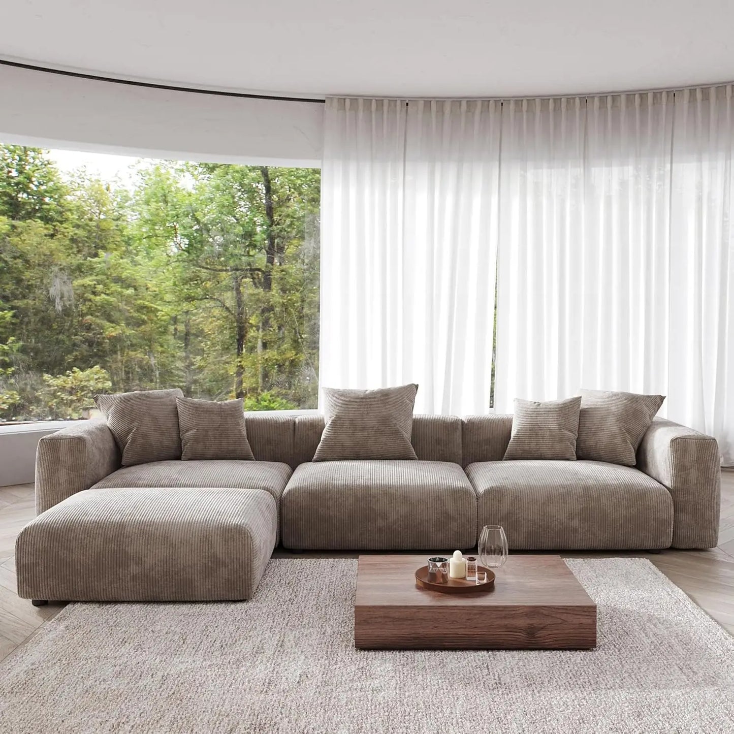 Modern Sectional Couch Sofa,