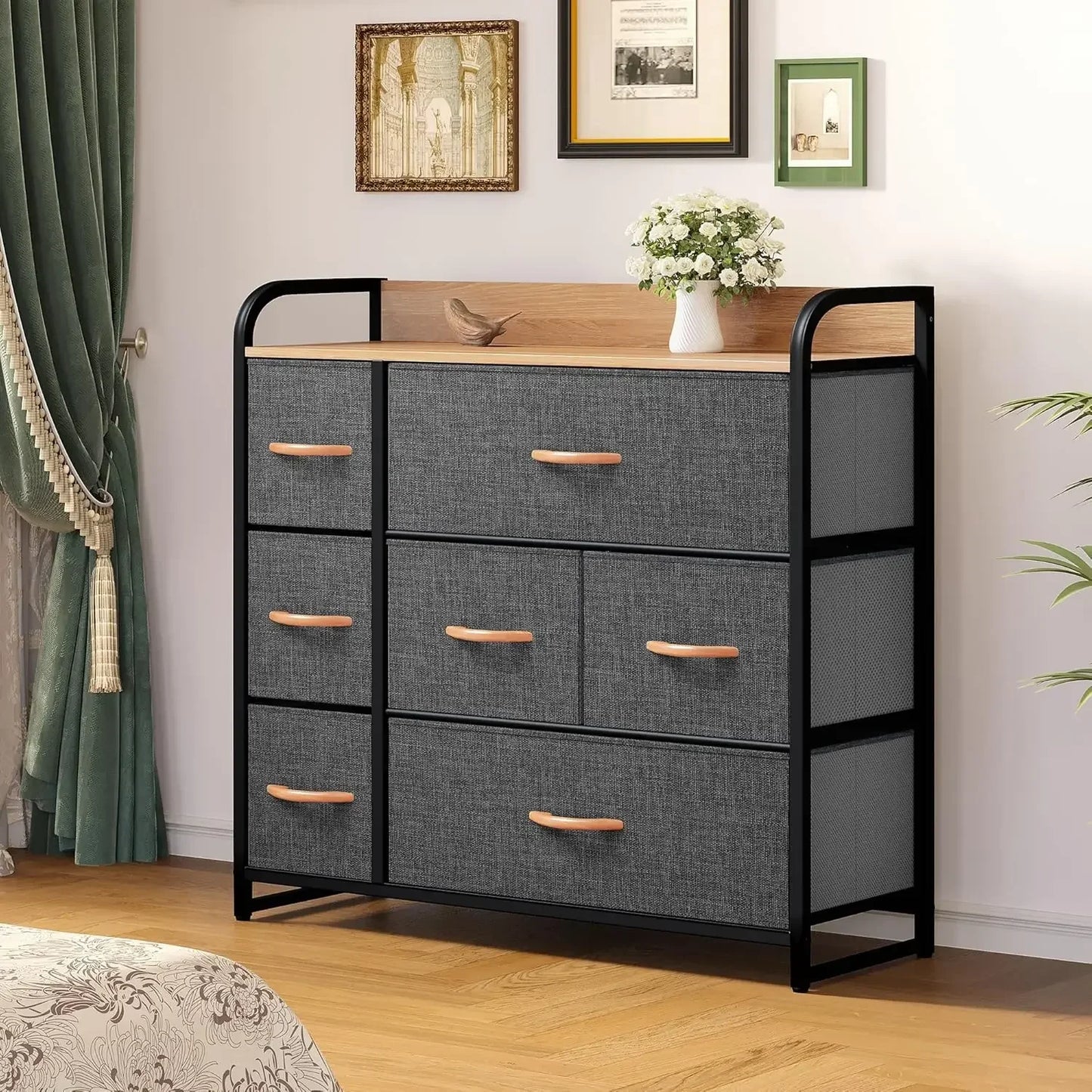 Drawer Fabric Storage Tower