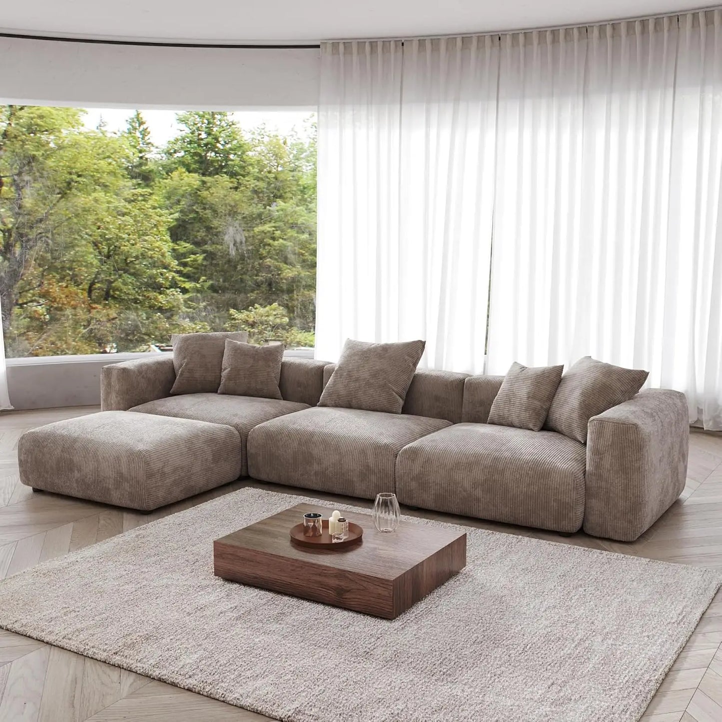 Modern Sectional Couch Sofa,