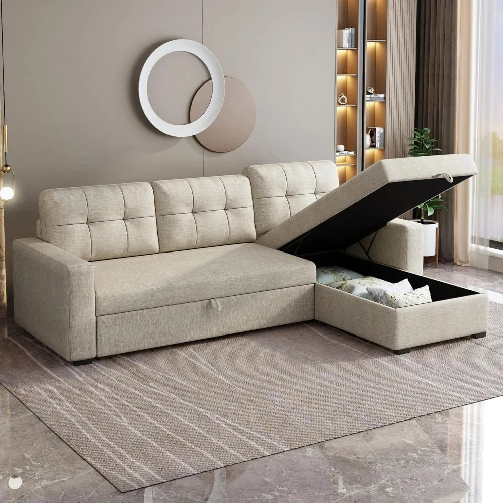 Sectional Sleeper Sofa with   Couch Bed