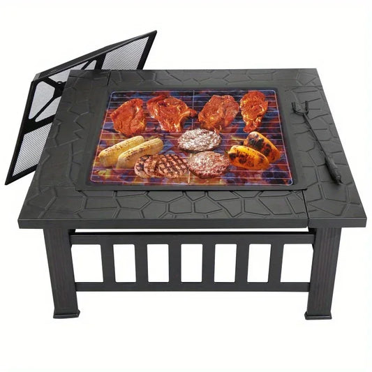 32" Metal   Fire Pit  HEATING Brazier