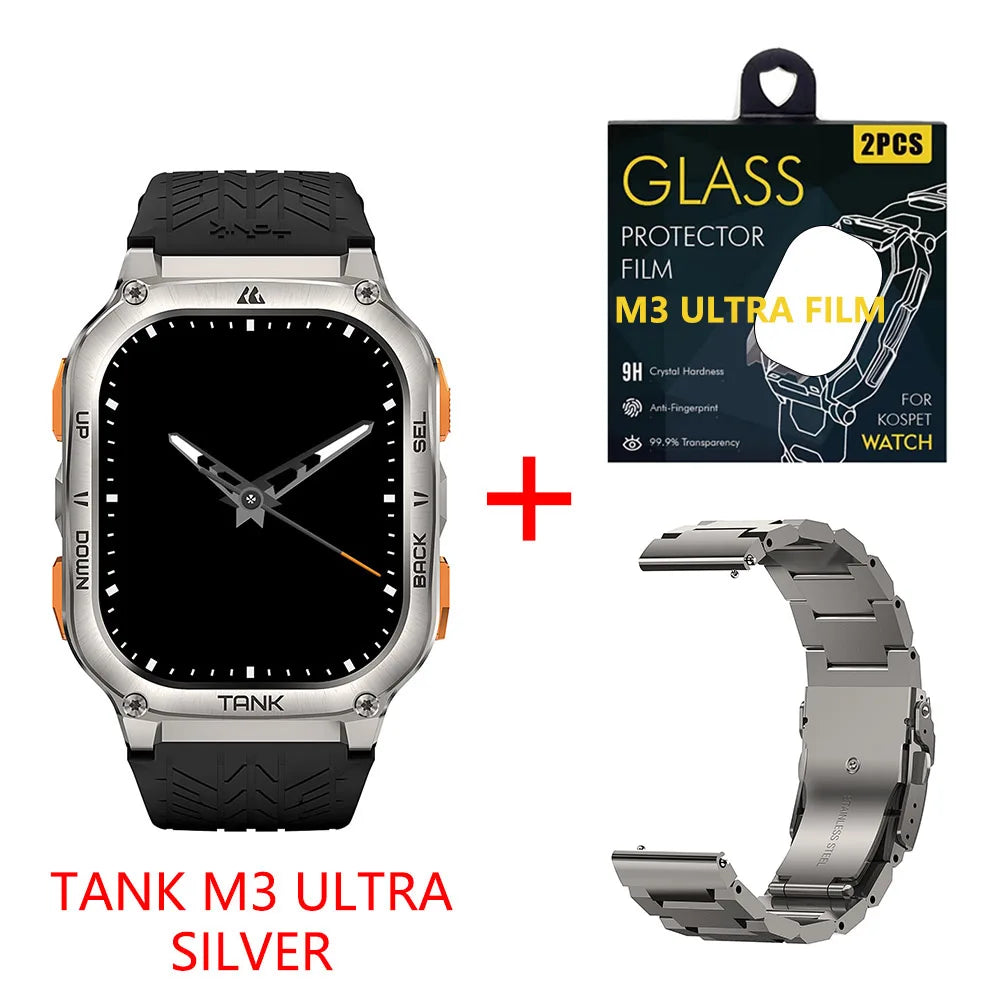 M3 Ultra GPS Smartwatches Men Women