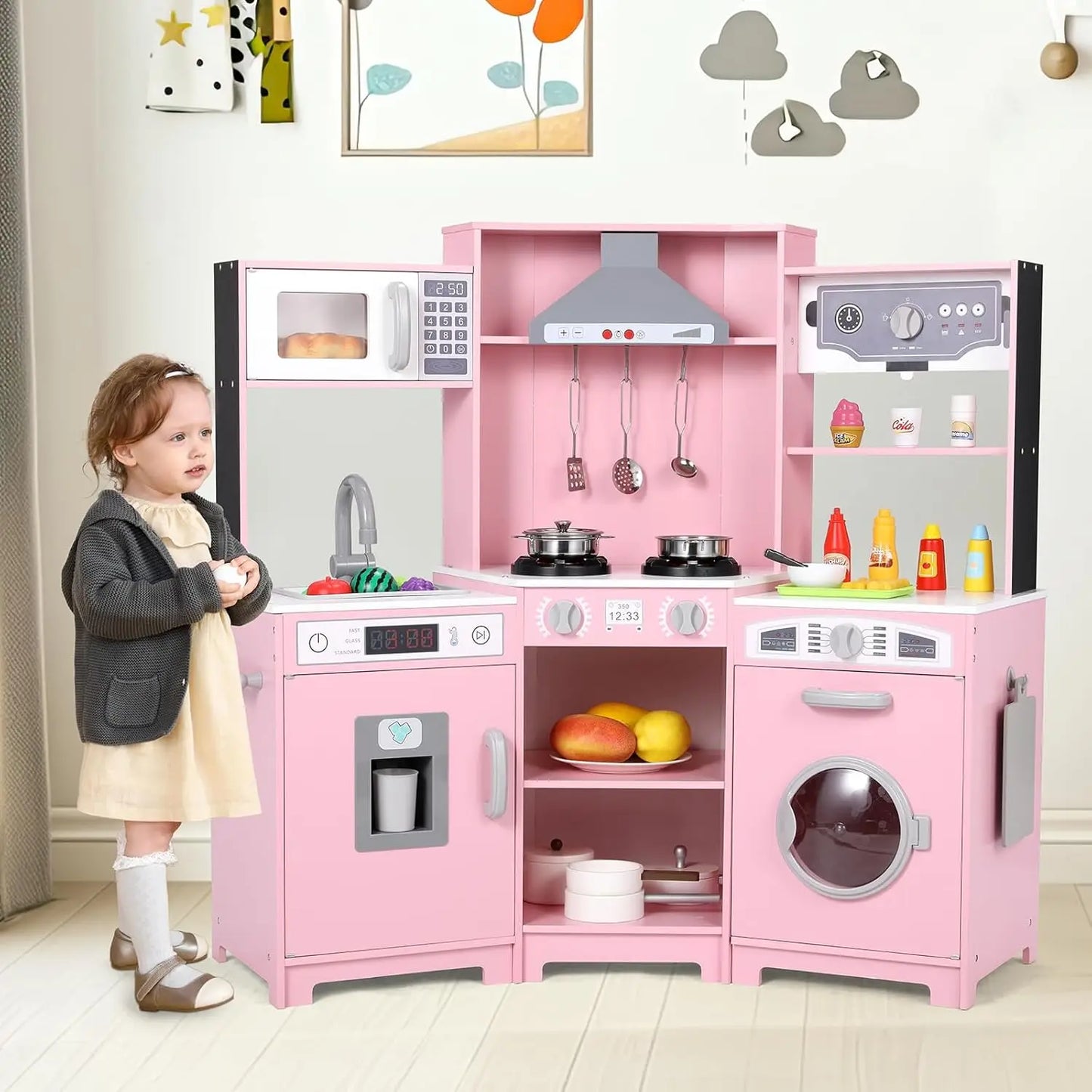 Large Play Kitchen For Girl