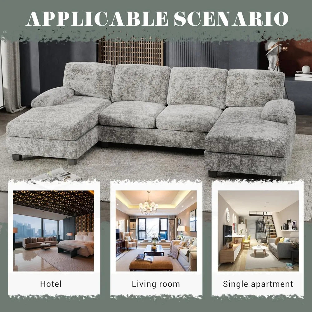 Convertible Sectional Sofa Couch,