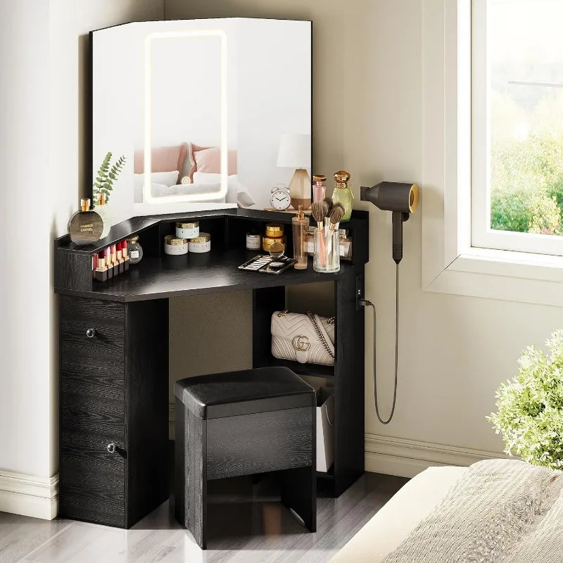 Makeup  Table with  Mirror and Light