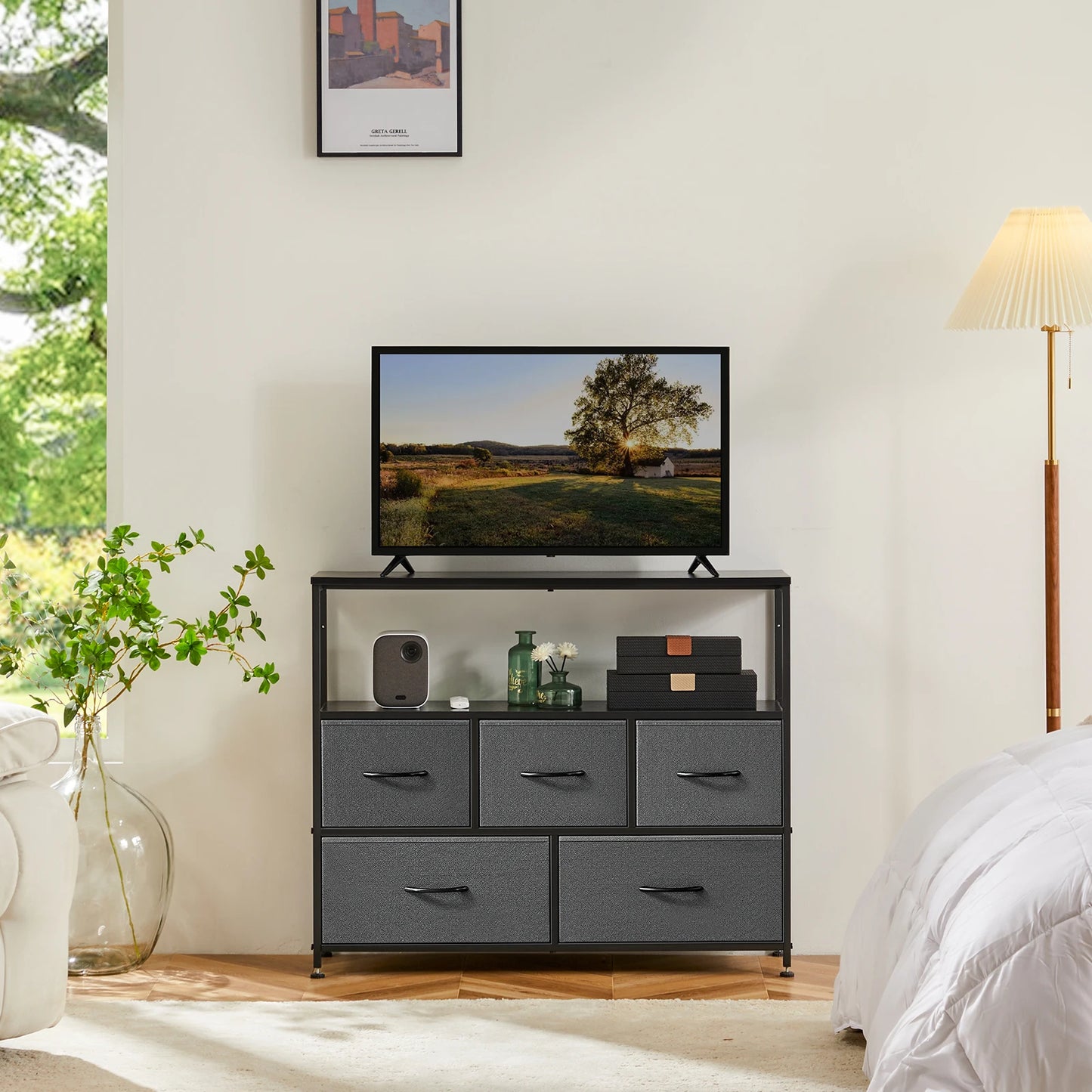 Fireplace TV Stand Dresser