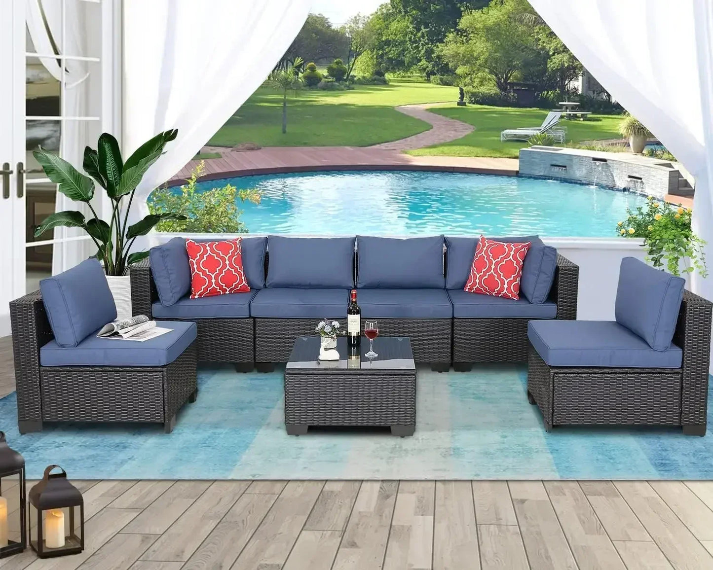 Outdoor Furniture Patio Conversation Set