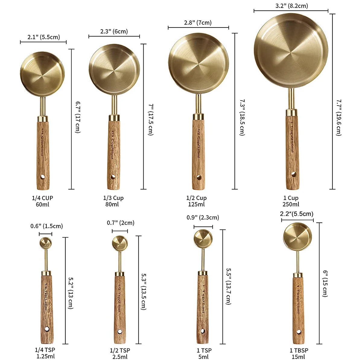 Stainless Steel Measuring Spoon Set