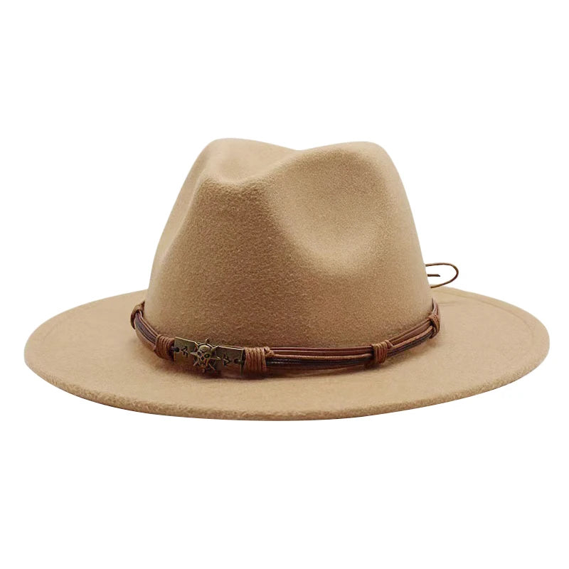 Vintage Style Wool Fedora  Classic  Hat