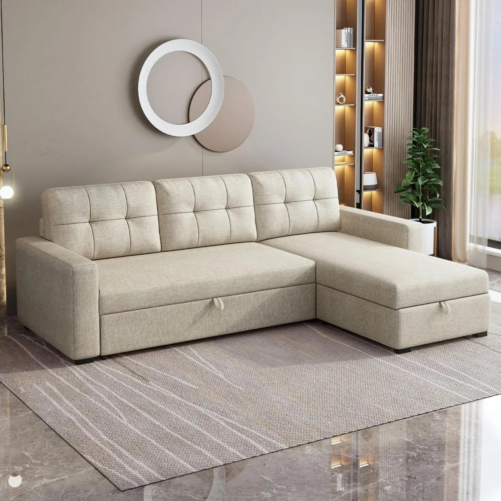 Sectional Sleeper Sofa with   Couch Bed