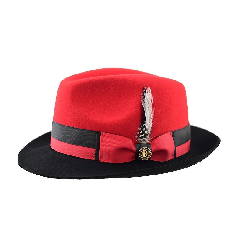 Elegant Wool Fedora Hat