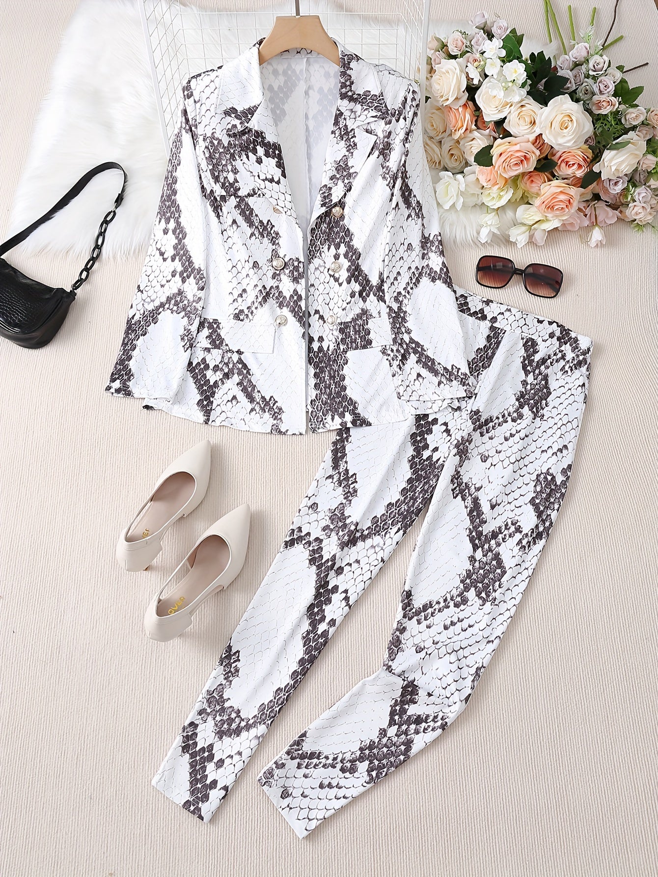 Two-piece Set,  Blazer & Pants  Set