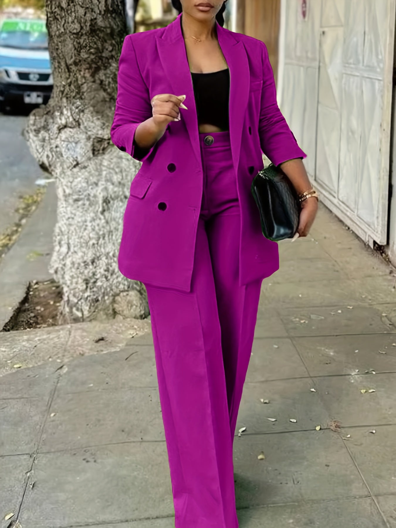 Women'S Blazer Suit Set